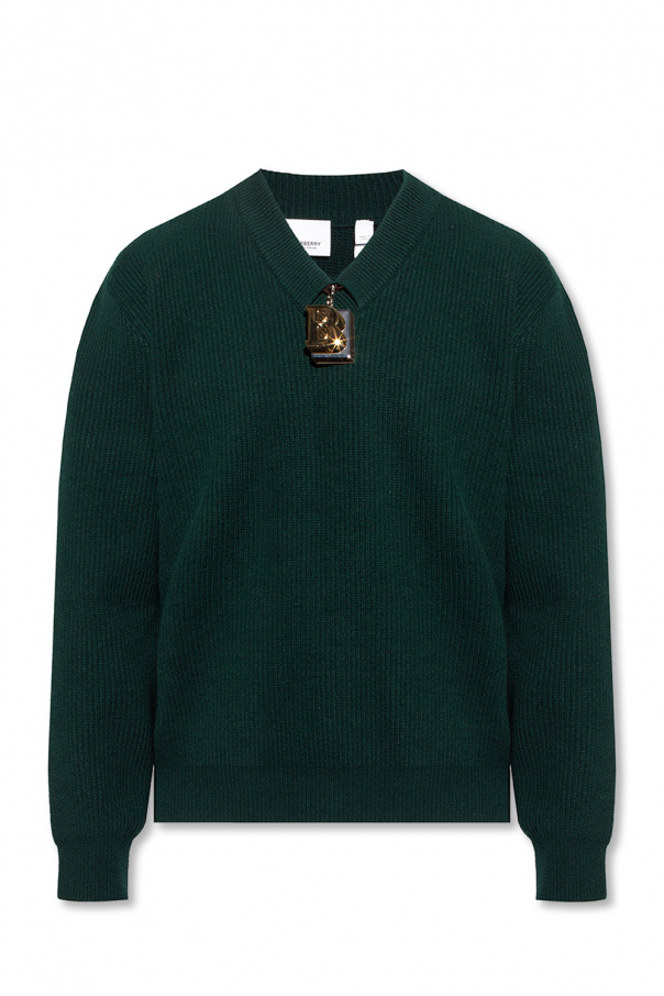 Burberry green sale sweater